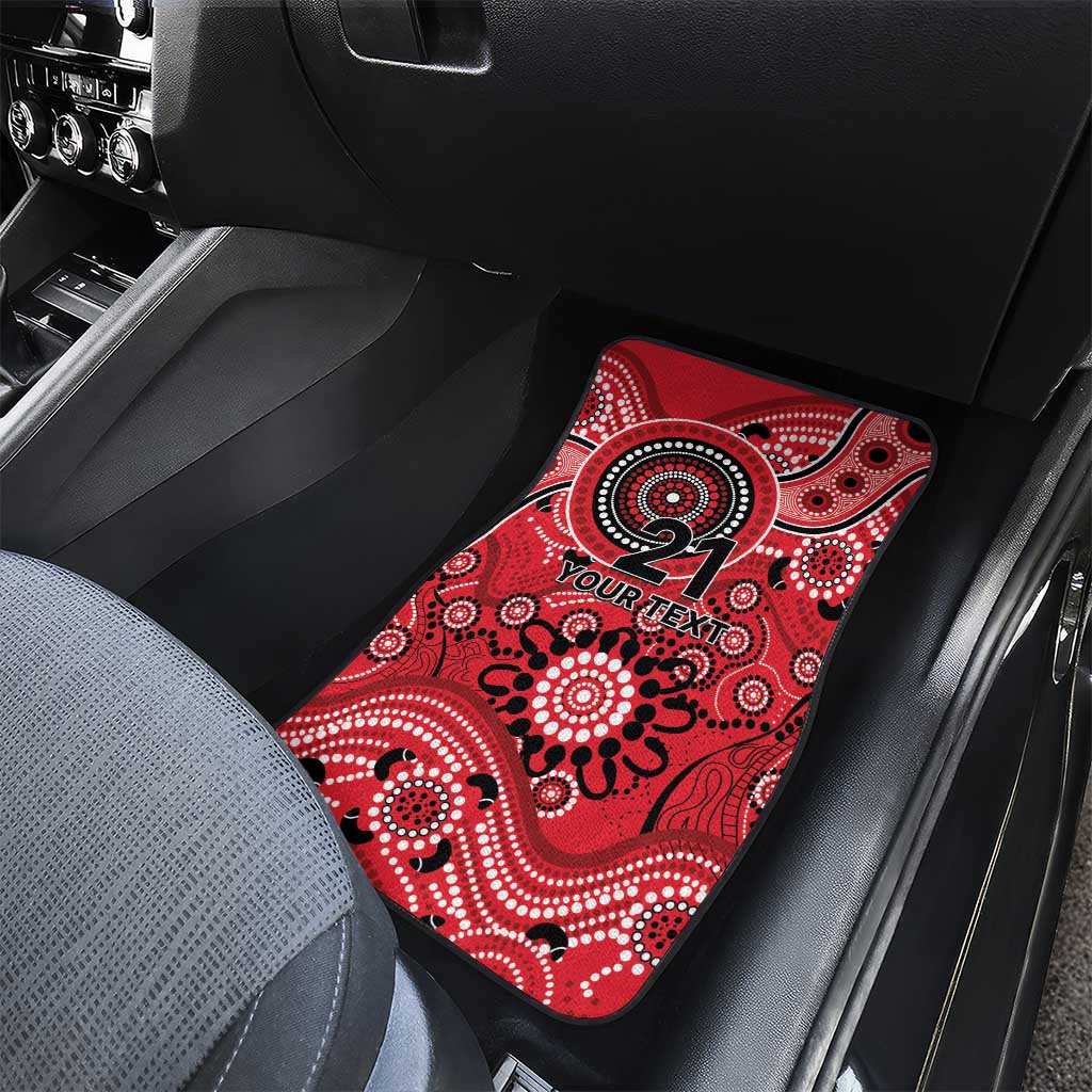 Renegades Cricket Custom Car Mats Australian Aboriginal