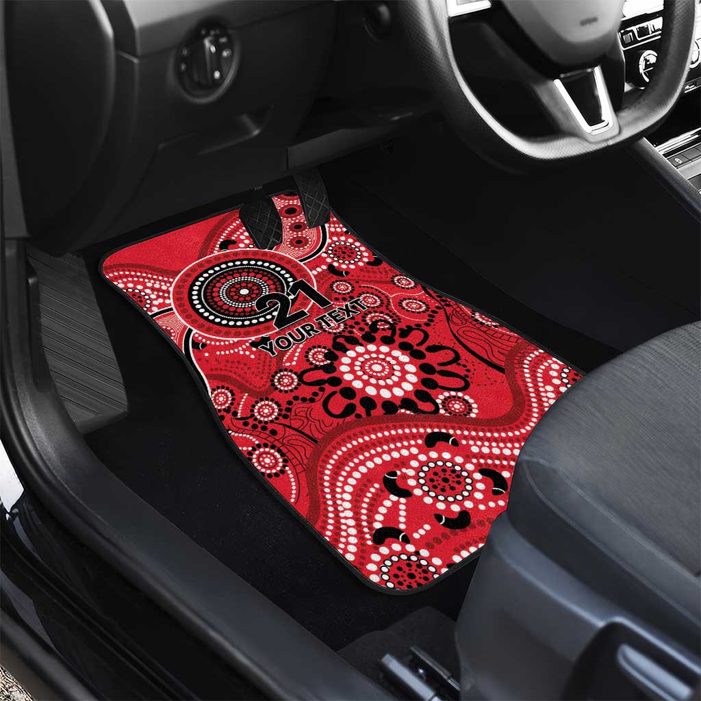 Renegades Cricket Custom Car Mats Australian Aboriginal