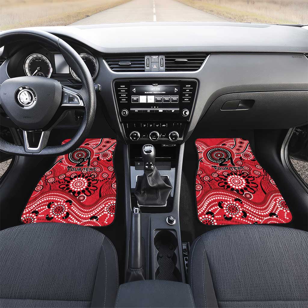 Renegades Cricket Custom Car Mats Australian Aboriginal