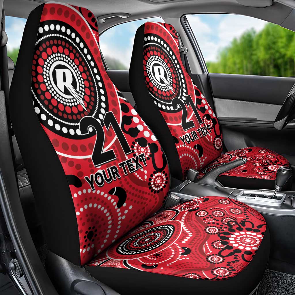 Renegades Cricket Custom Car Seat Cover Australian Aboriginal