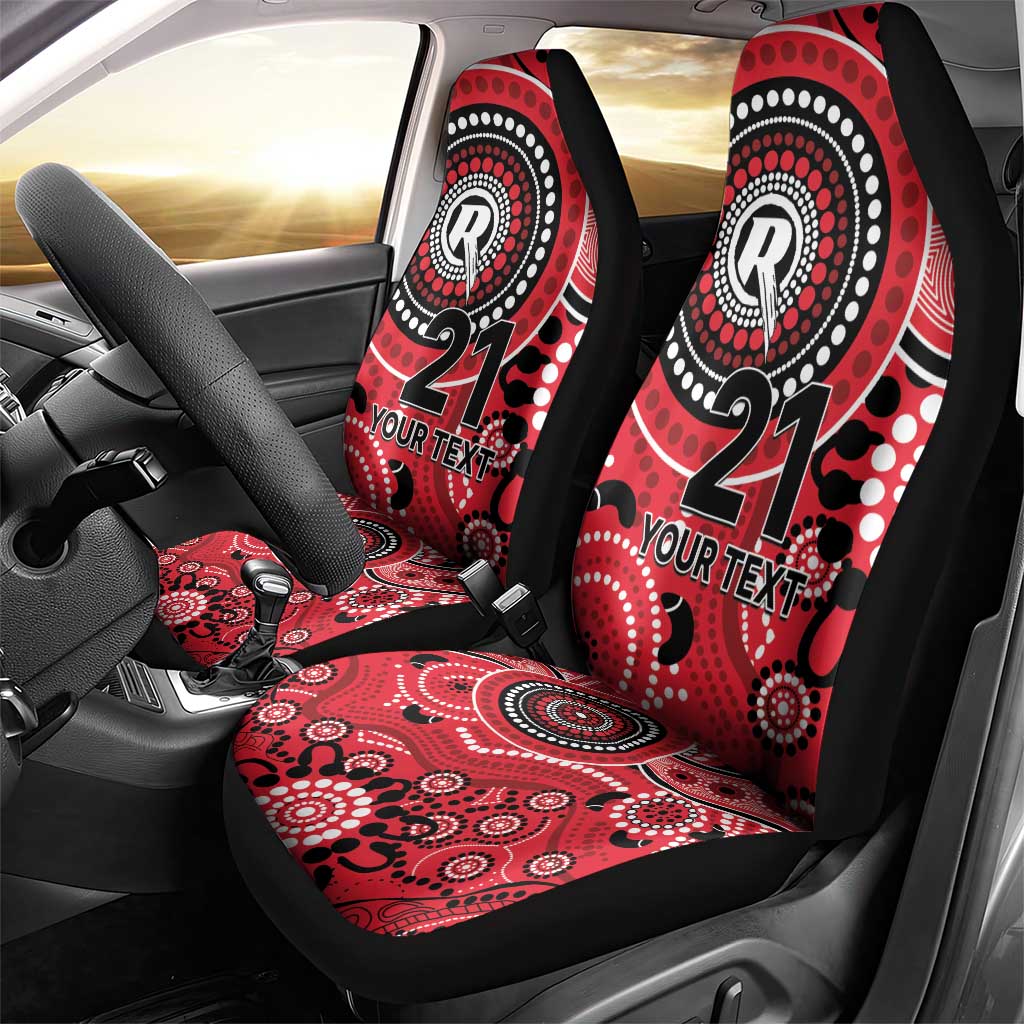 Renegades Cricket Custom Car Seat Cover Australian Aboriginal