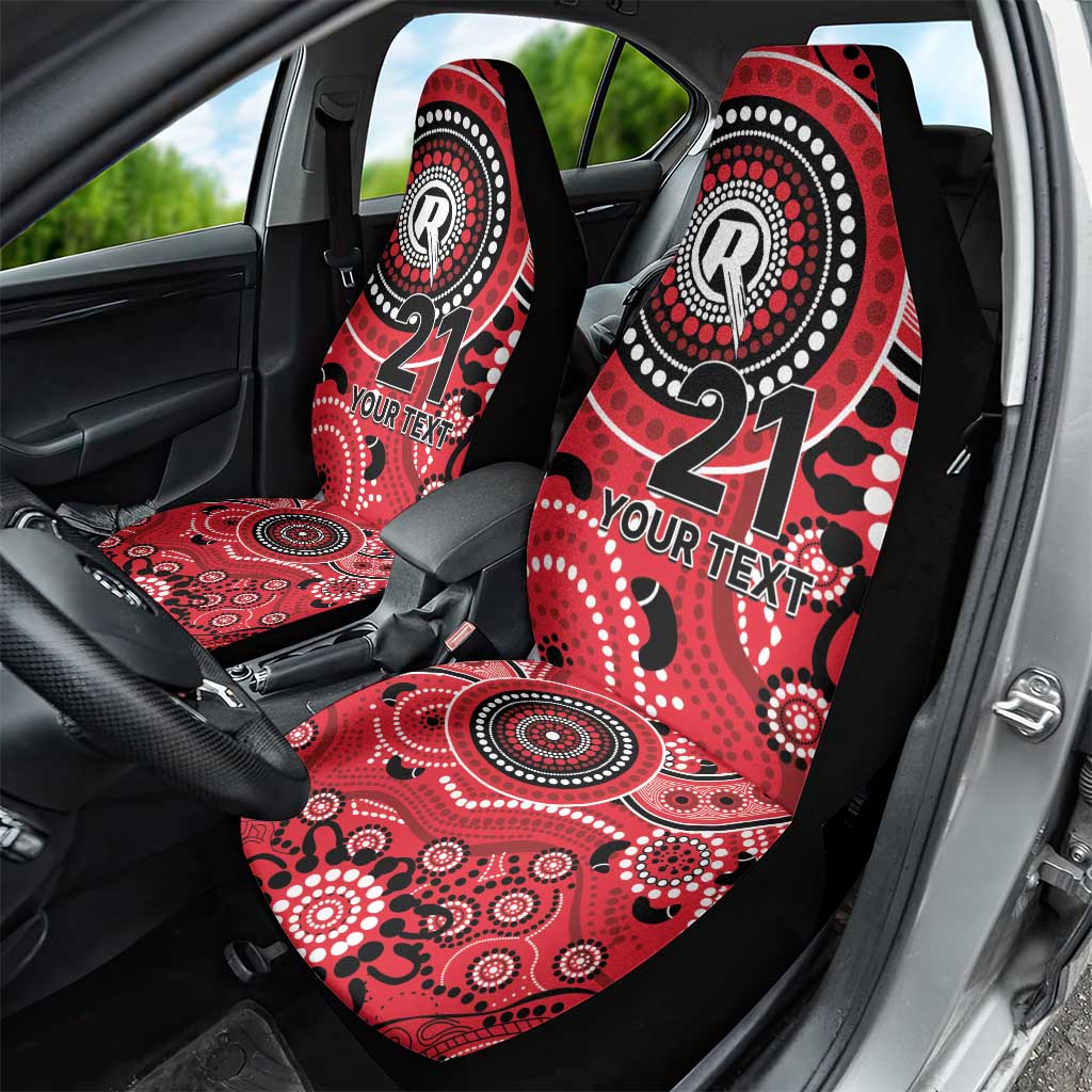 Renegades Cricket Custom Car Seat Cover Australian Aboriginal