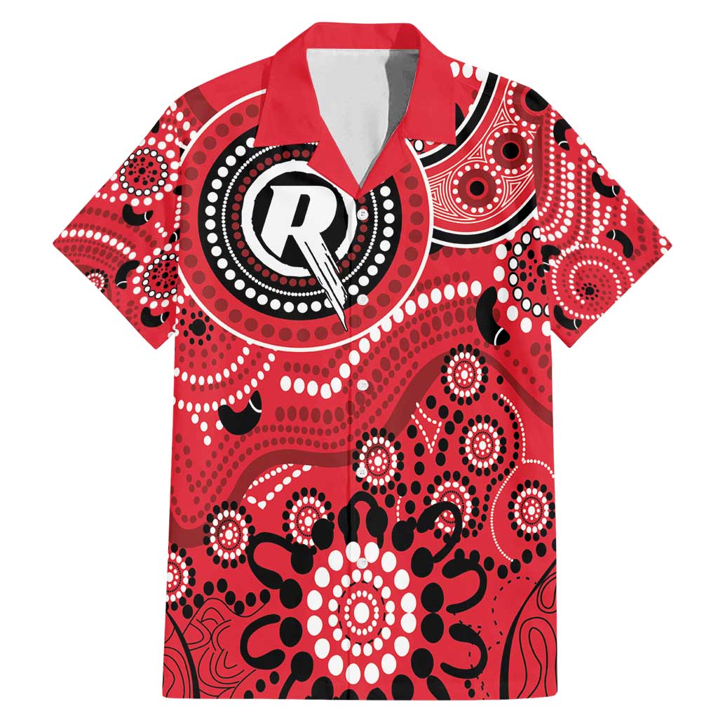 Renegades Cricket Custom Family Matching Mermaid Dress and Hawaiian Shirt Australian Aboriginal