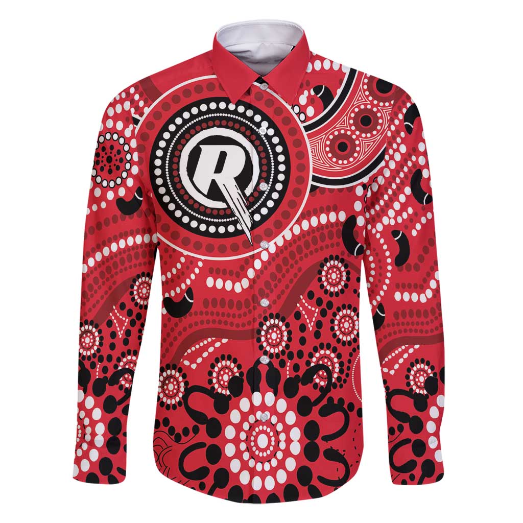 Renegades Cricket Custom Family Matching Off Shoulder Short Dress and Hawaiian Shirt Australian Aboriginal