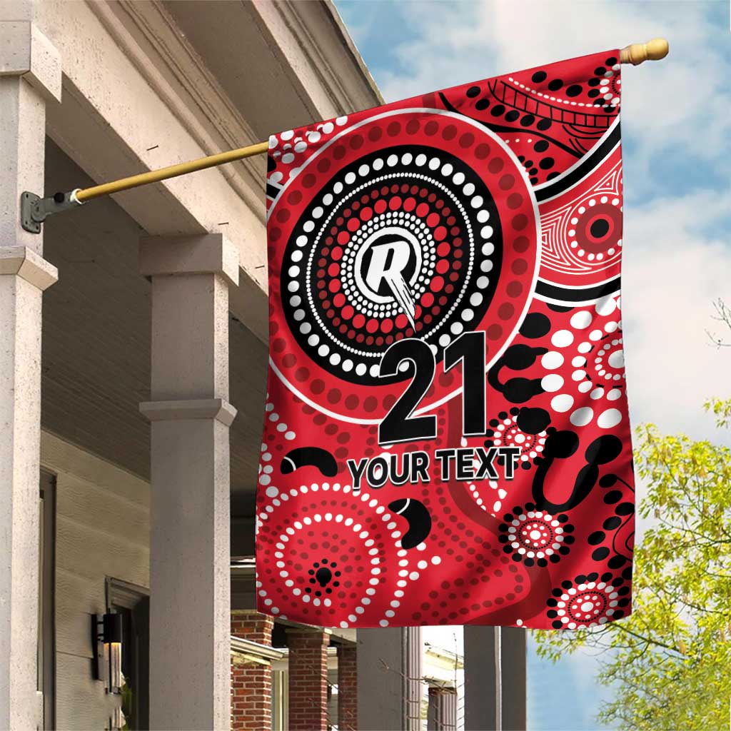 Renegades Cricket Custom Garden Flag Australian Aboriginal