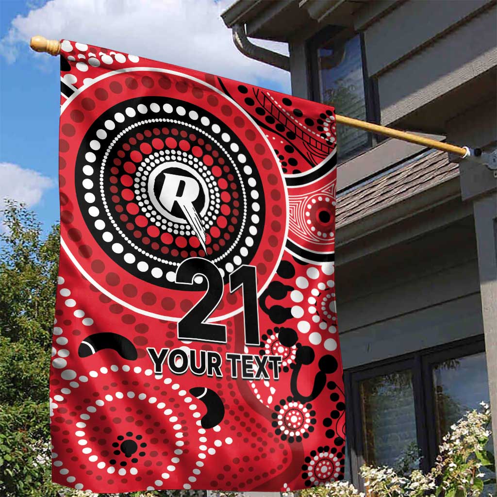 Renegades Cricket Custom Garden Flag Australian Aboriginal