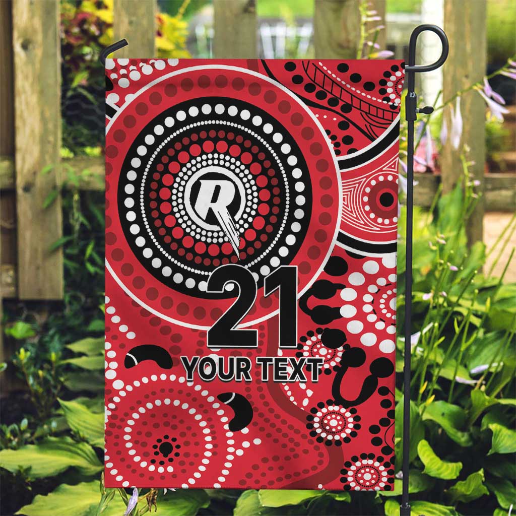 Renegades Cricket Custom Garden Flag Australian Aboriginal