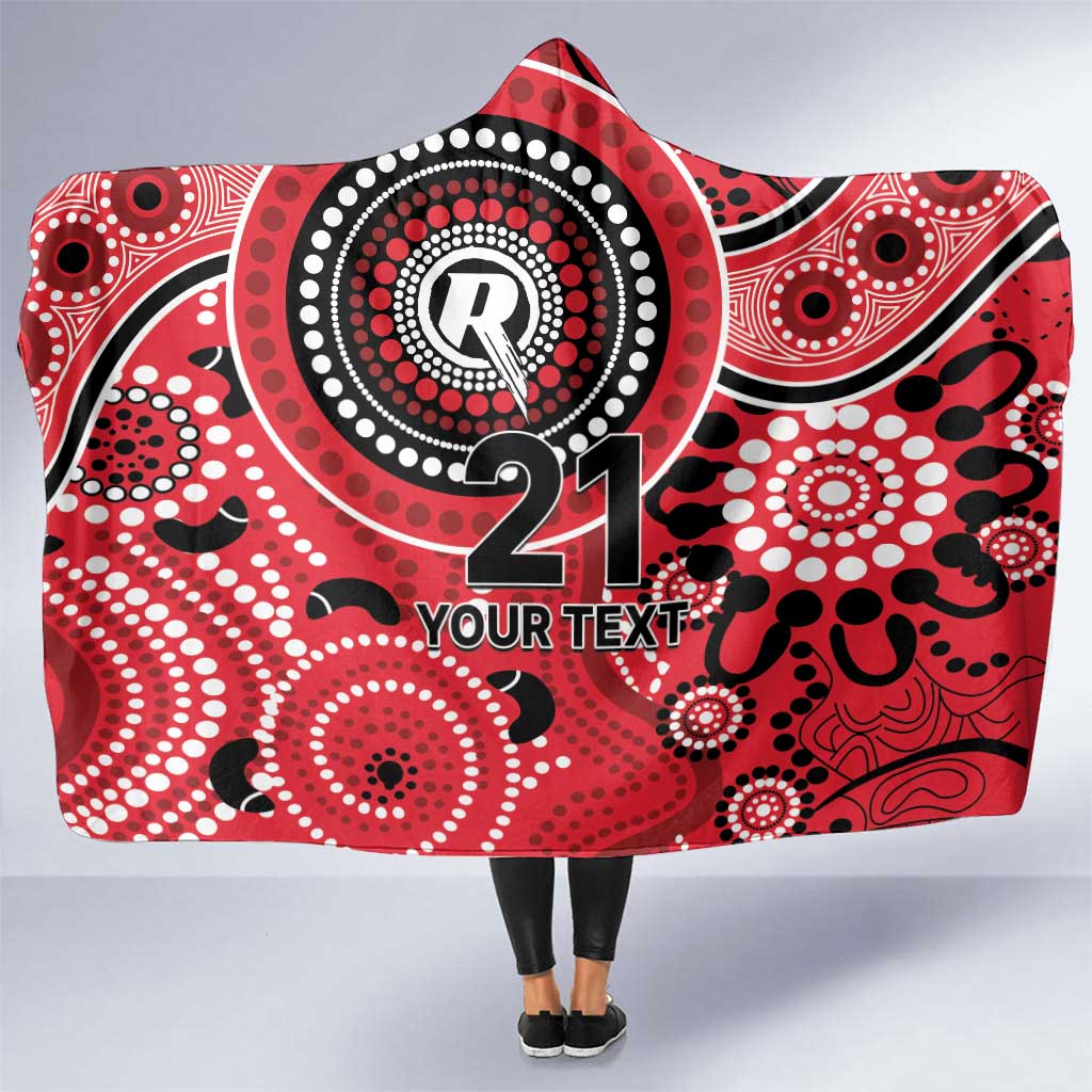 Renegades Cricket Custom Hooded Blanket Australian Aboriginal