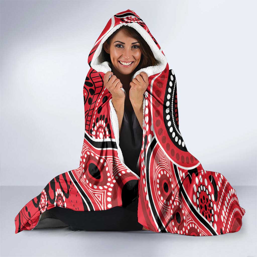 Renegades Cricket Custom Hooded Blanket Australian Aboriginal