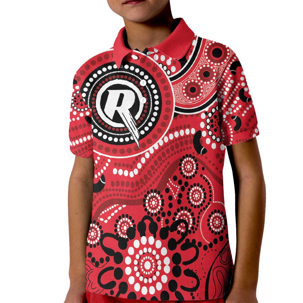 Renegades Cricket Custom Kid Polo Shirt Australian Aboriginal