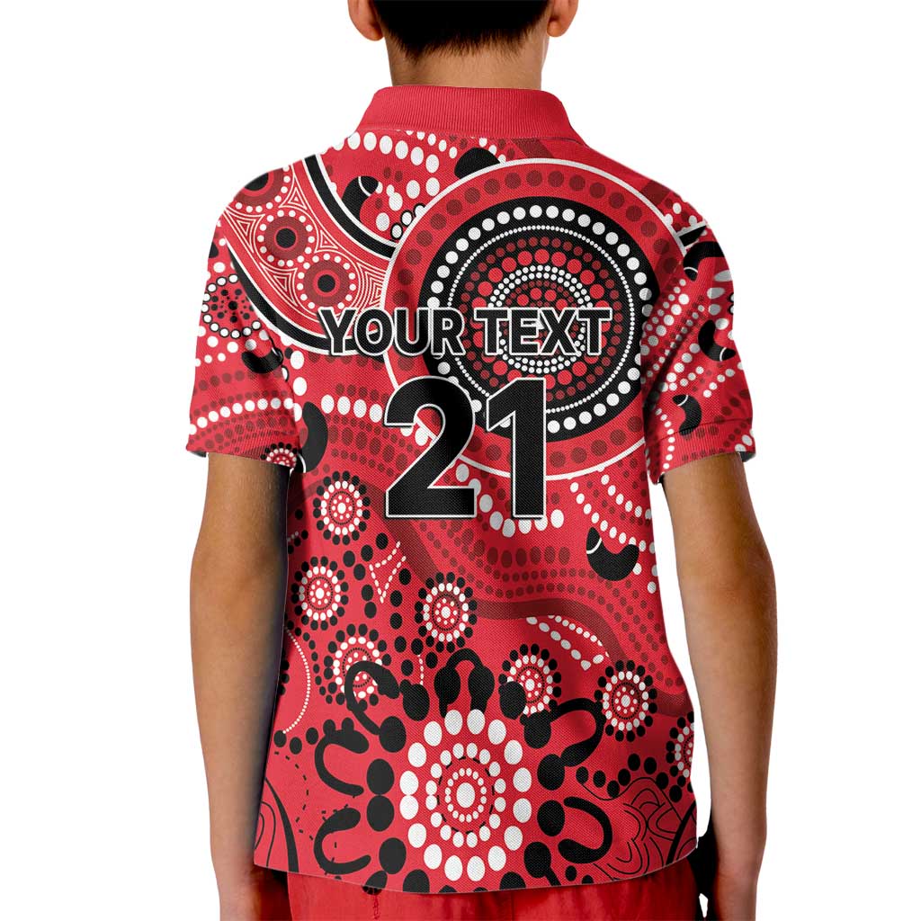 Renegades Cricket Custom Kid Polo Shirt Australian Aboriginal