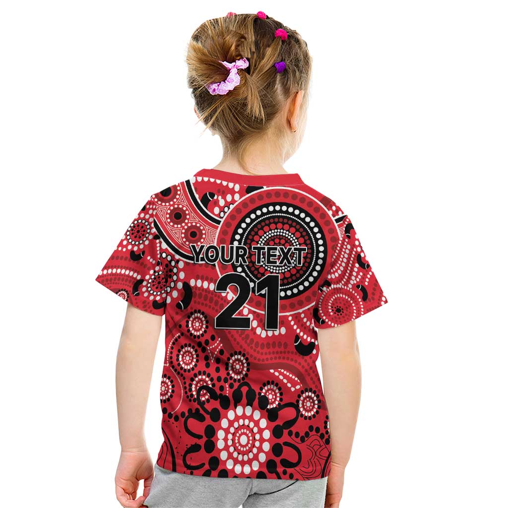 Renegades Cricket Custom Kid T Shirt Australian Aboriginal