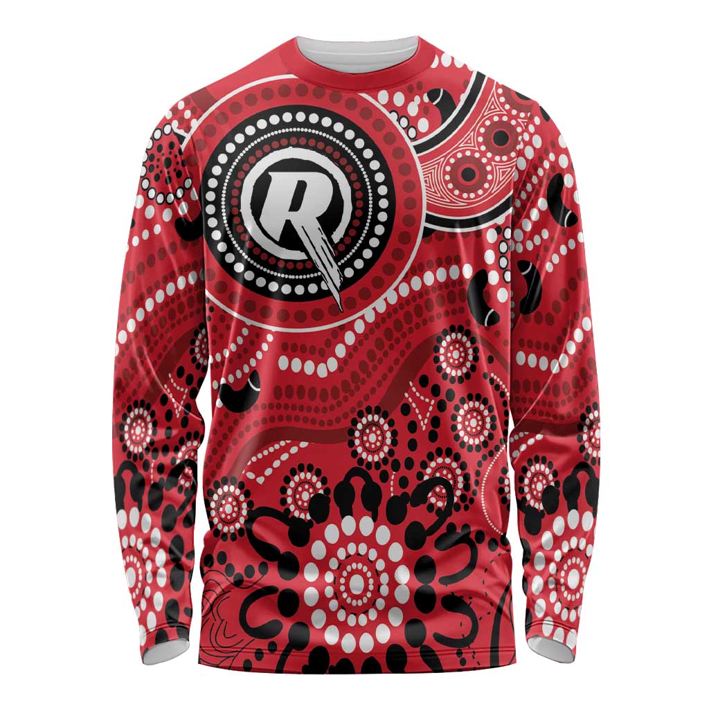 Renegades Cricket Custom Long Sleeve Shirt Australian Aboriginal