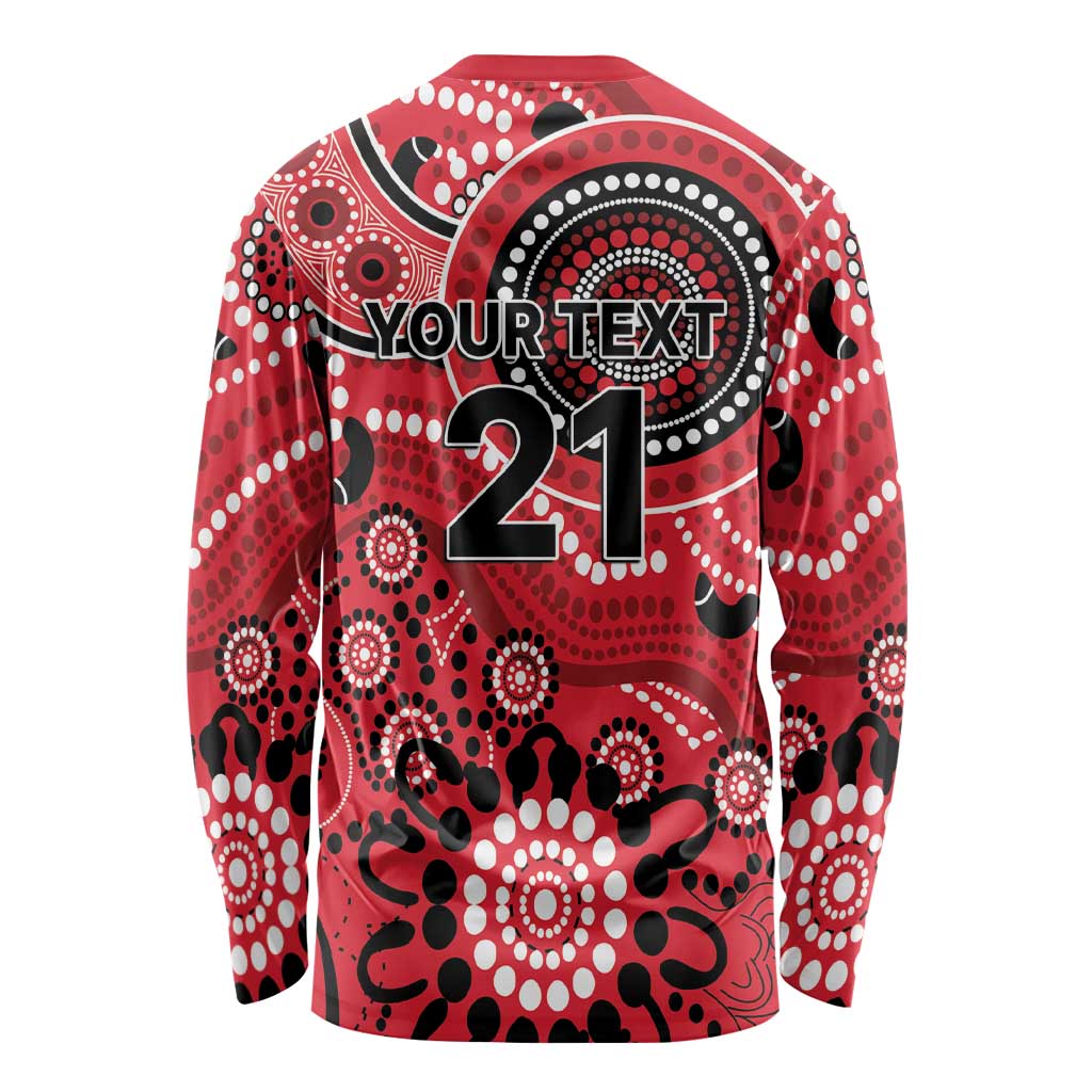 Renegades Cricket Custom Long Sleeve Shirt Australian Aboriginal