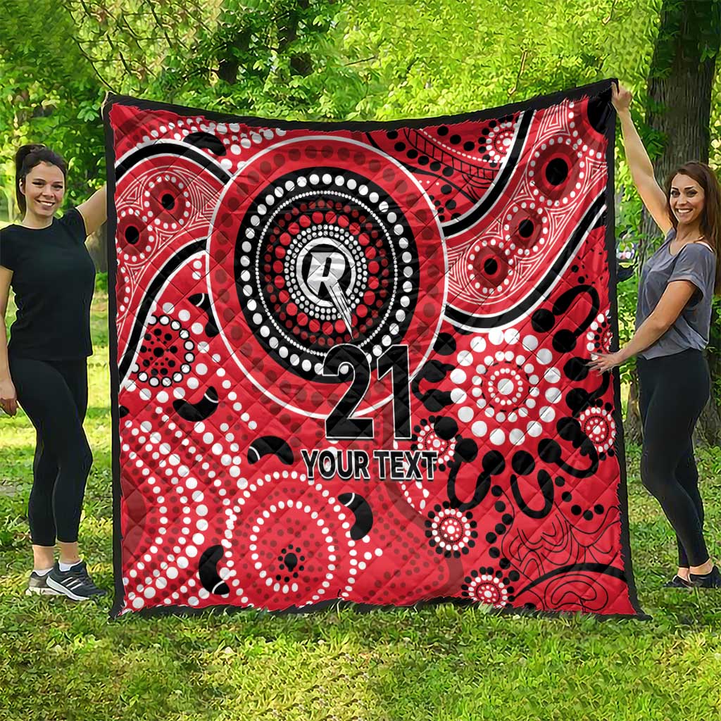 Renegades Cricket Custom Quilt Australian Aboriginal