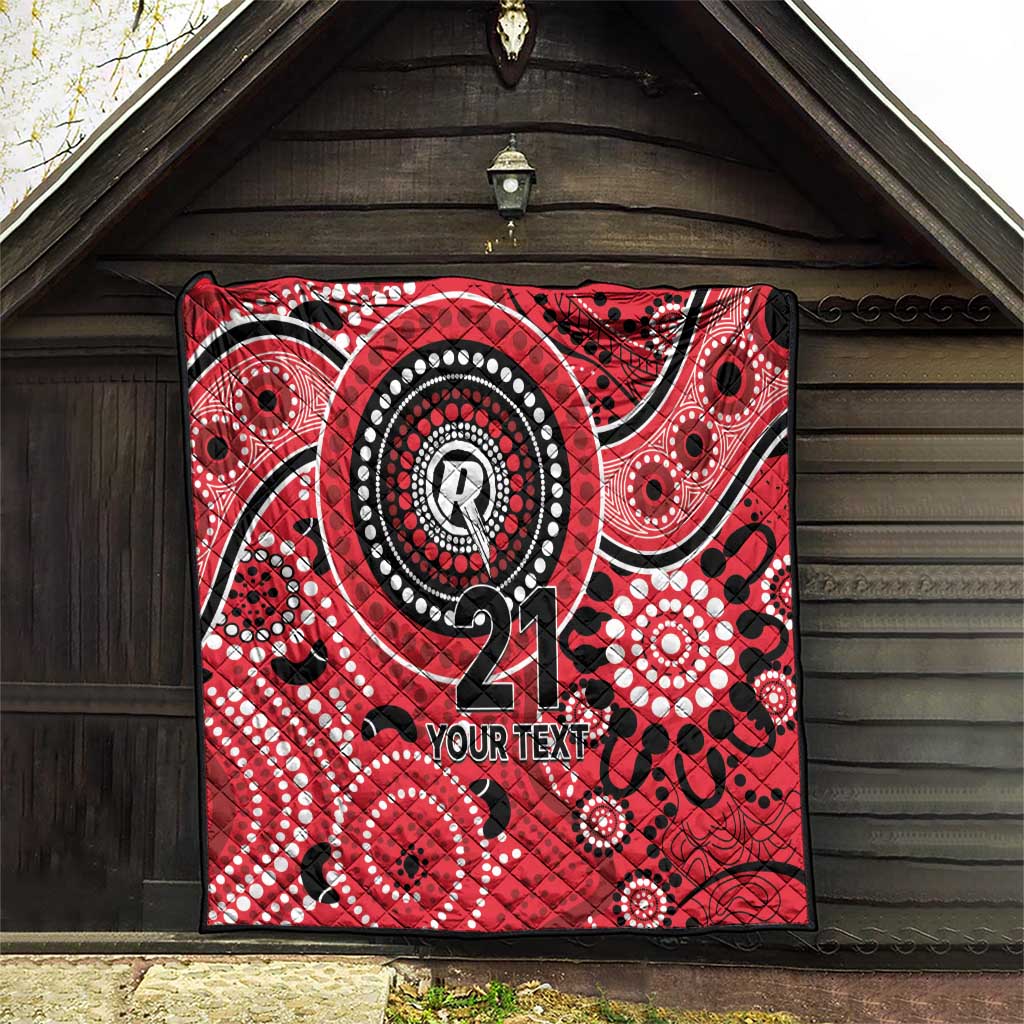 Renegades Cricket Custom Quilt Australian Aboriginal