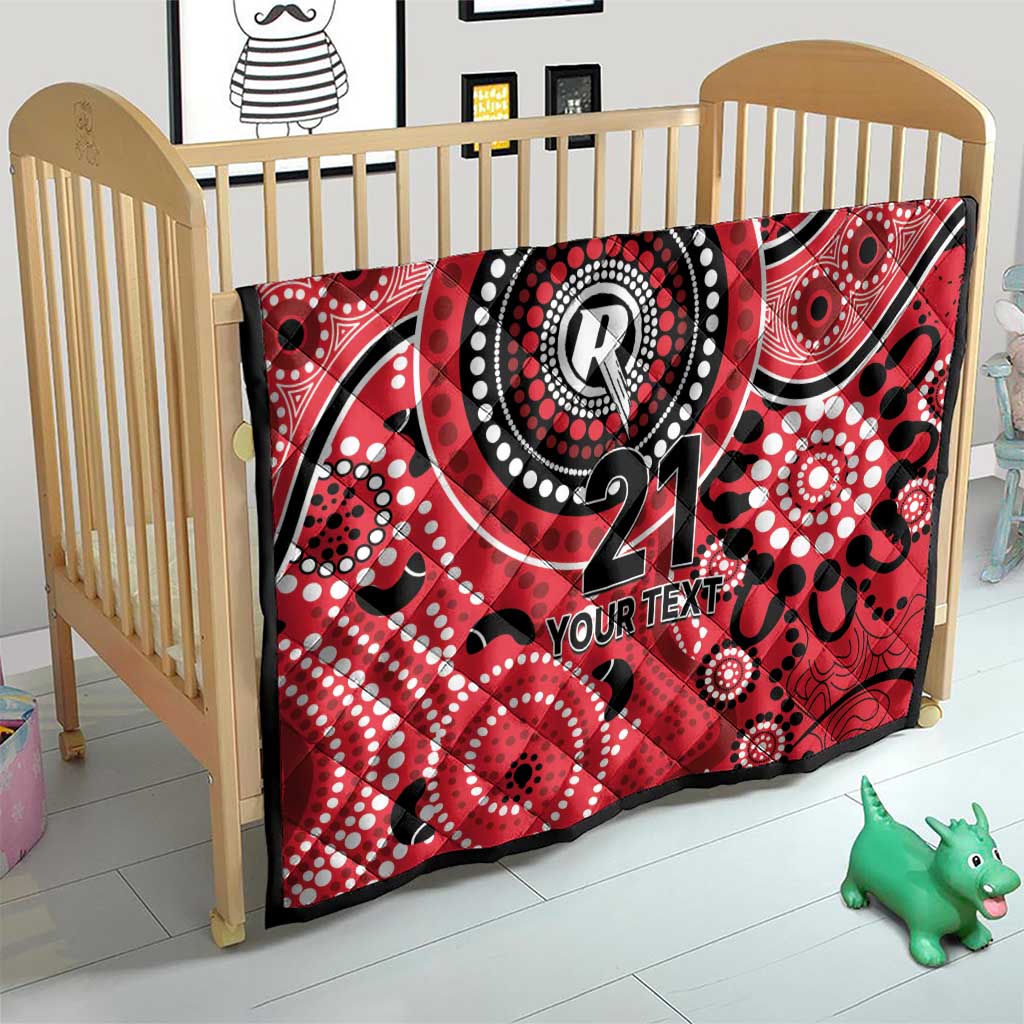 Renegades Cricket Custom Quilt Australian Aboriginal