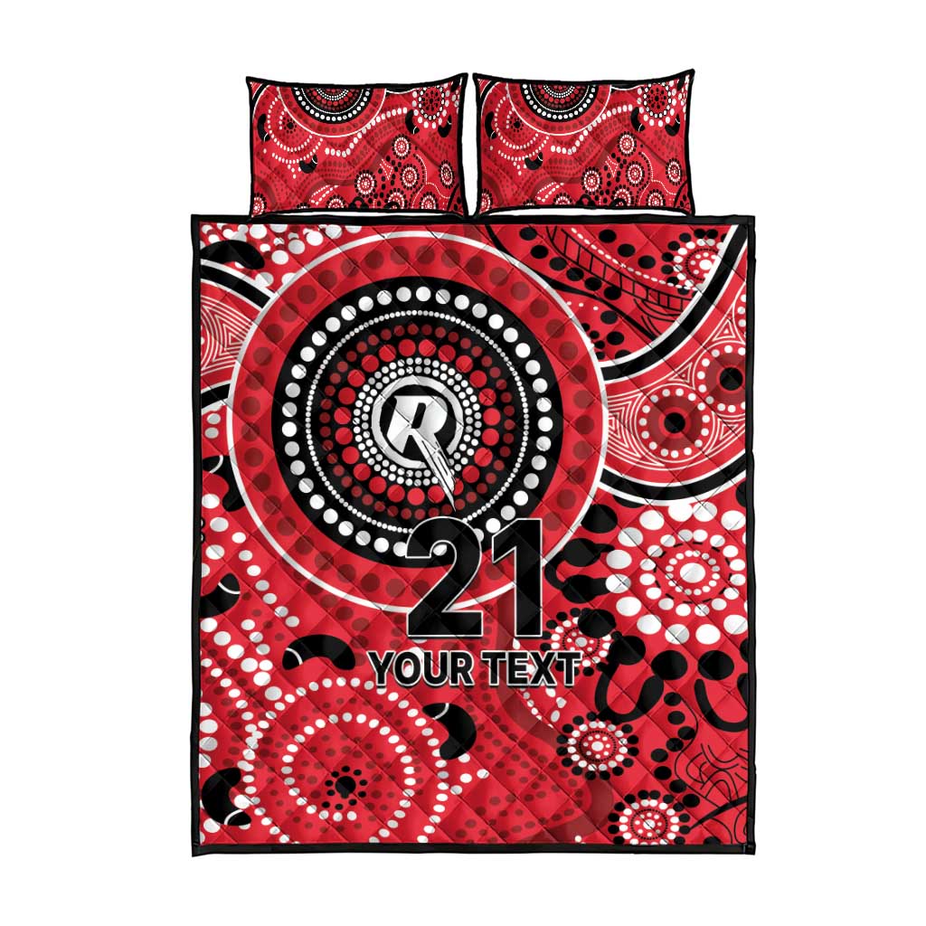 Renegades Cricket Custom Quilt Bed Set Australian Aboriginal