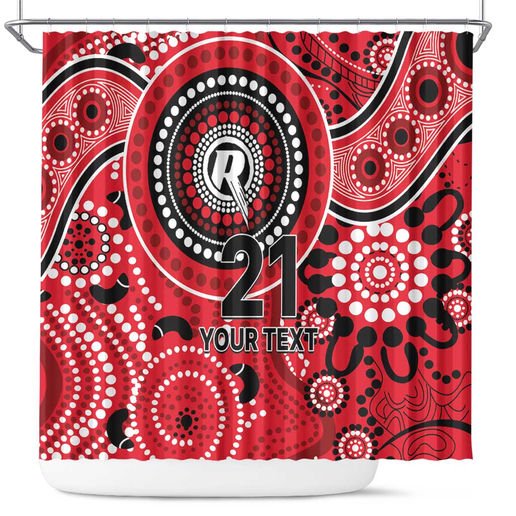 Renegades Cricket Custom Shower Curtain Australian Aboriginal