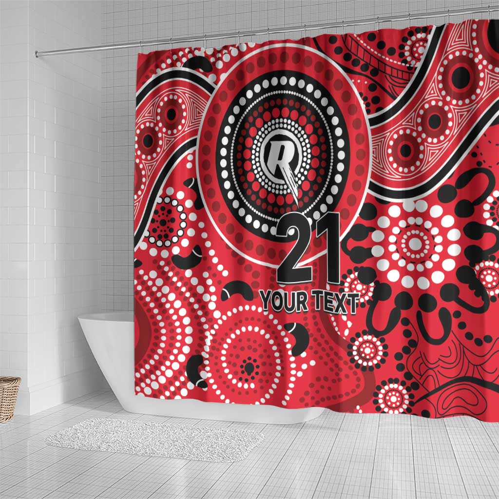 Renegades Cricket Custom Shower Curtain Australian Aboriginal