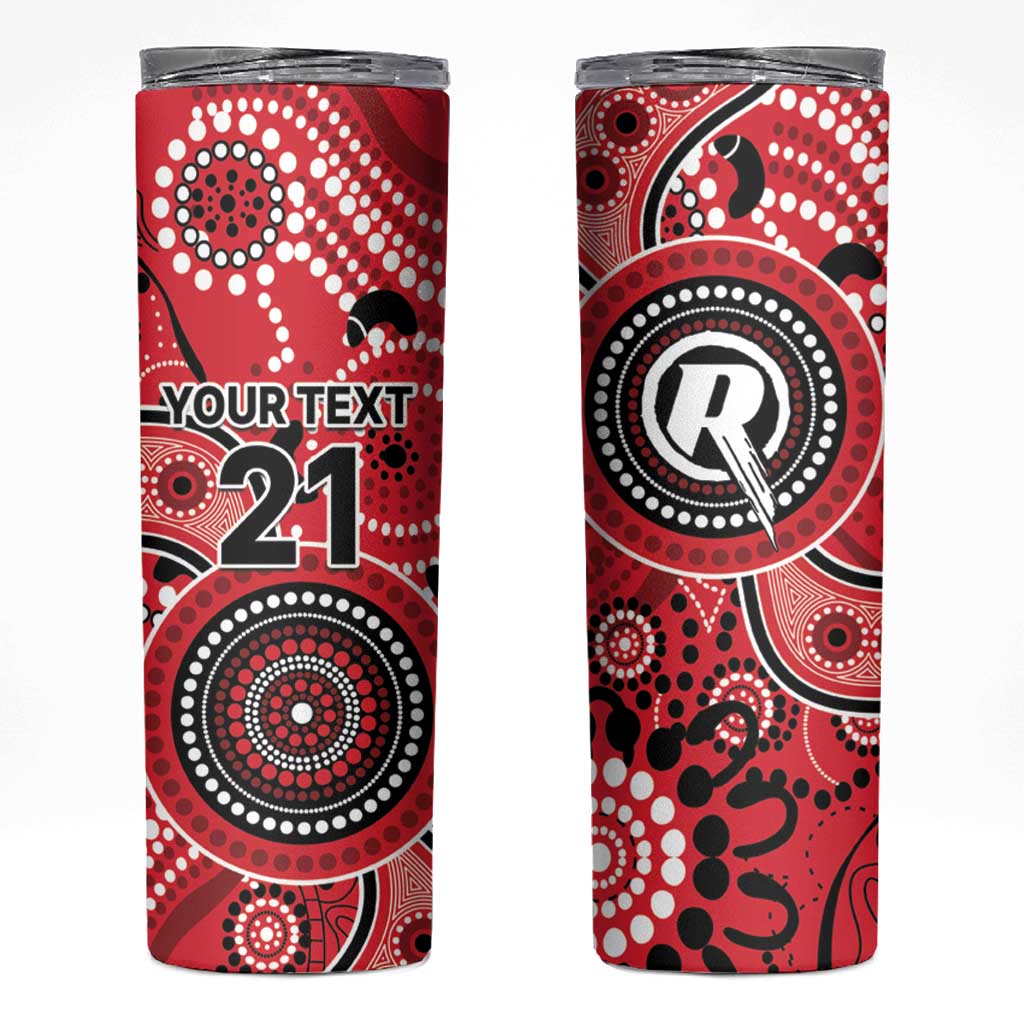 Renegades Cricket Custom Skinny Tumbler Australian Aboriginal