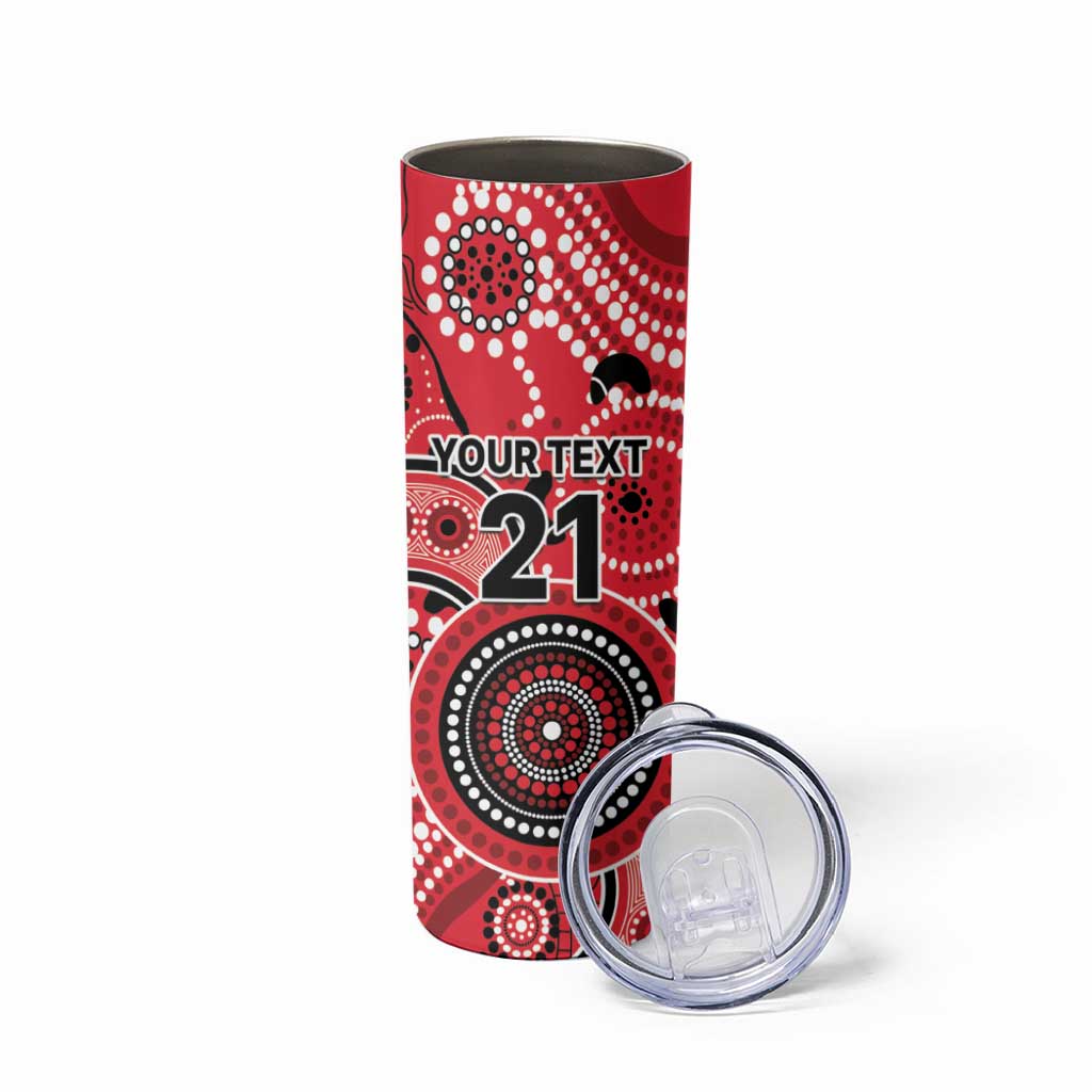 Renegades Cricket Custom Skinny Tumbler Australian Aboriginal