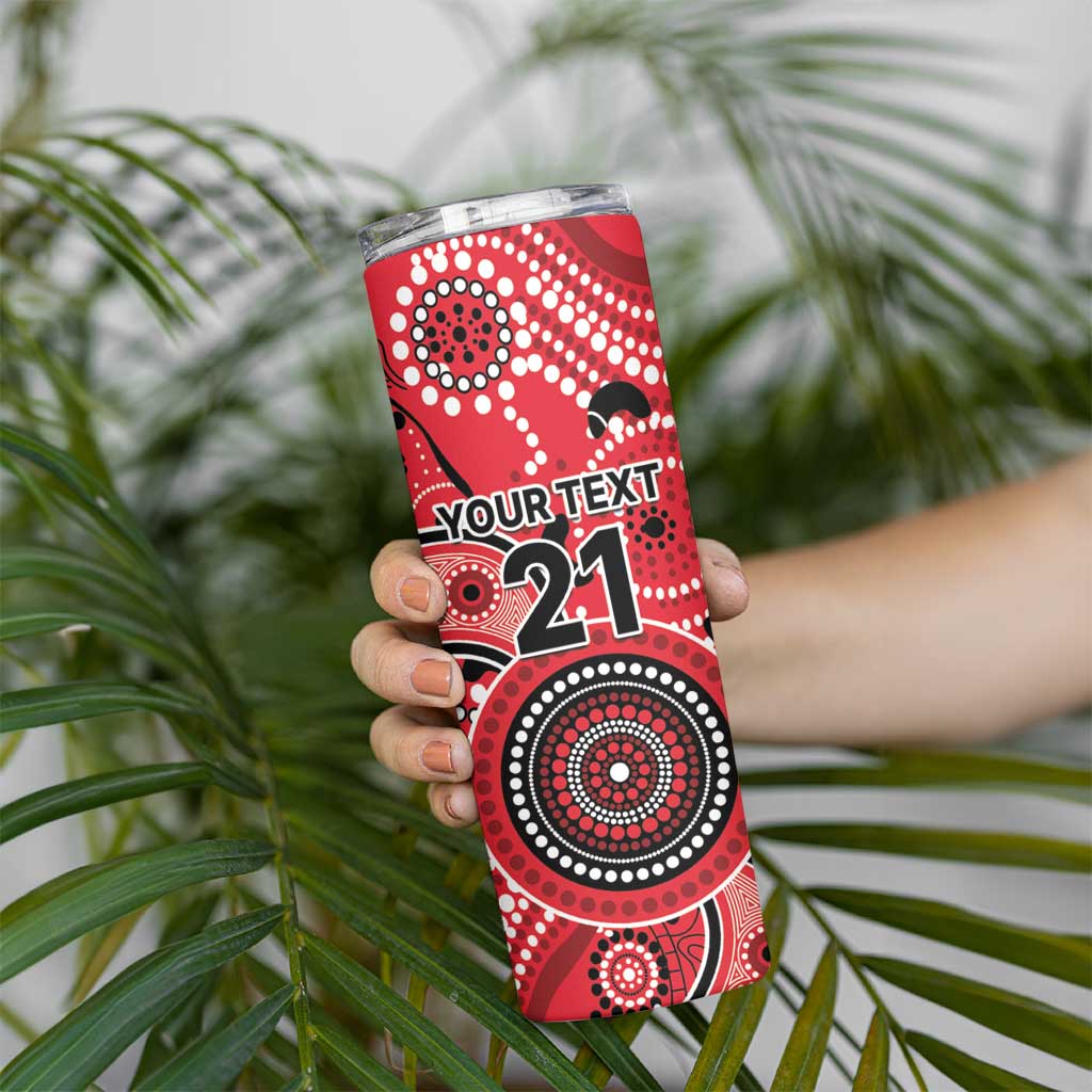 Renegades Cricket Custom Skinny Tumbler Australian Aboriginal