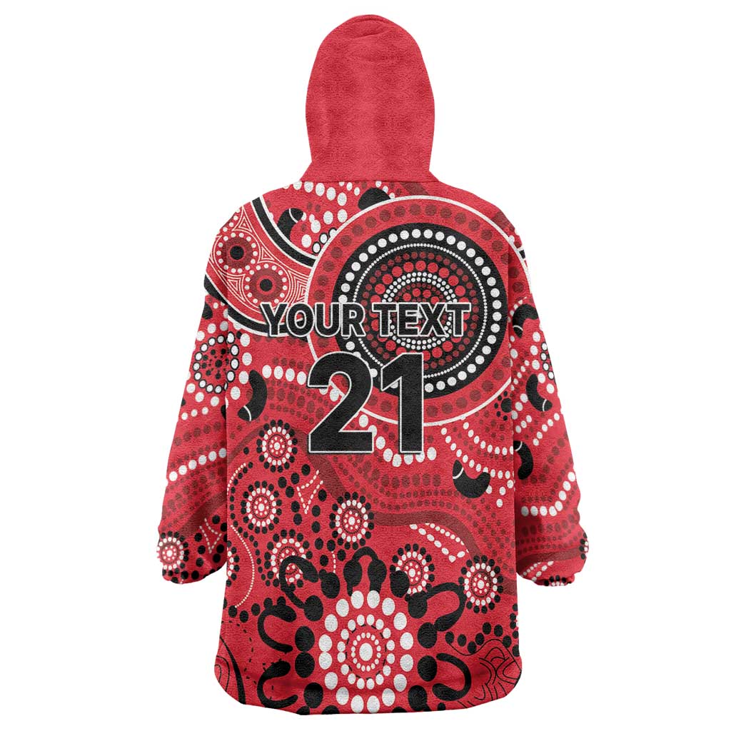 Renegades Cricket Custom Wearable Blanket Hoodie Australian Aboriginal