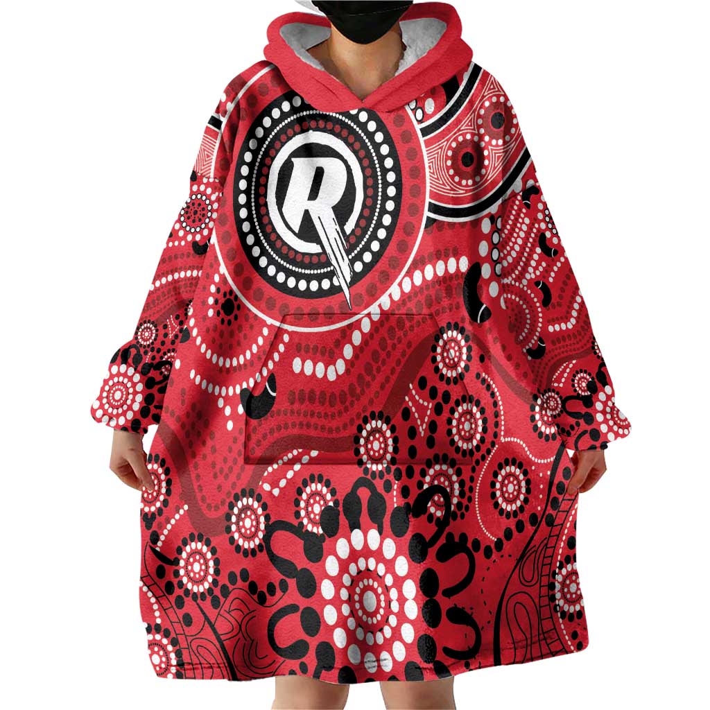 Renegades Cricket Custom Wearable Blanket Hoodie Australian Aboriginal