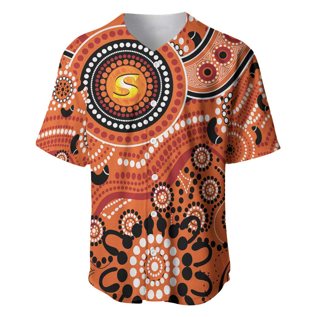 Scorchers Cricket Custom Baseball Jersey Australian Aboriginal