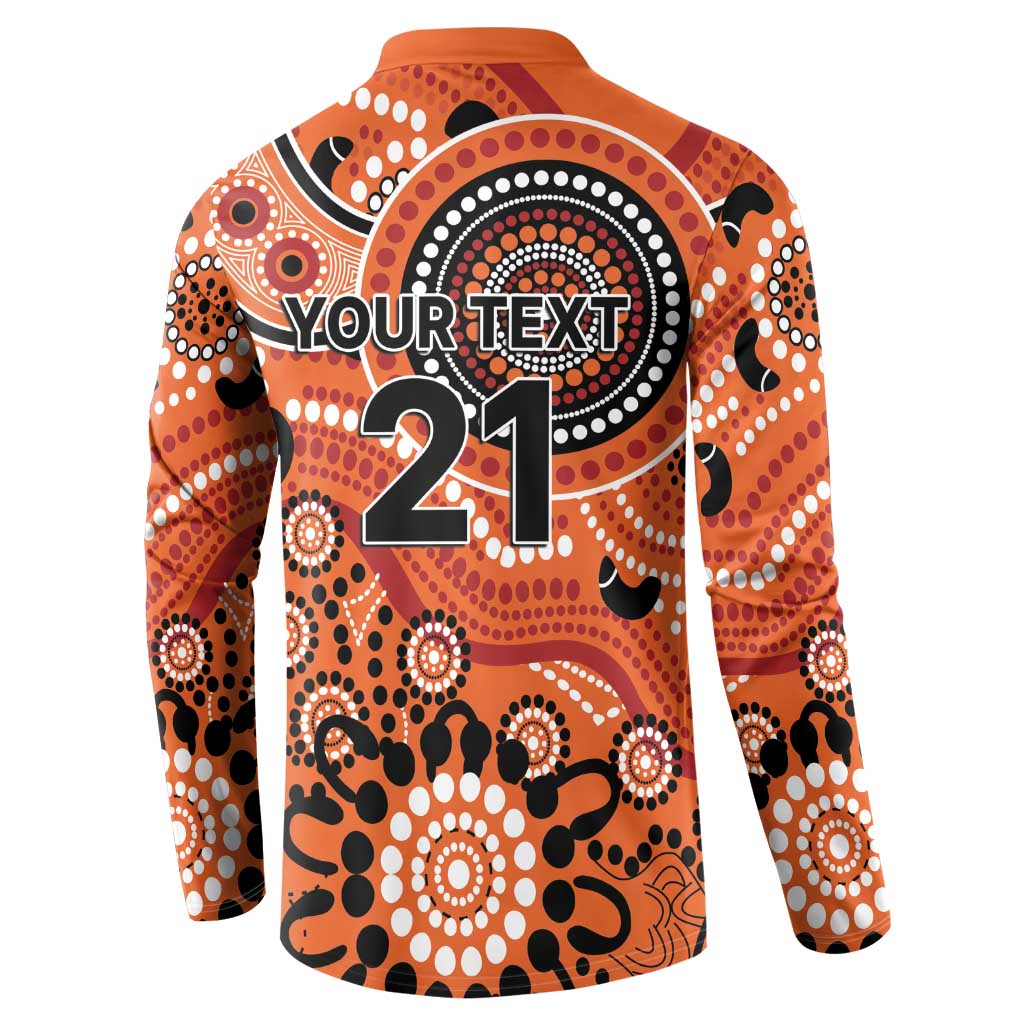 Scorchers Cricket Custom Button Sweatshirt Australian Aboriginal