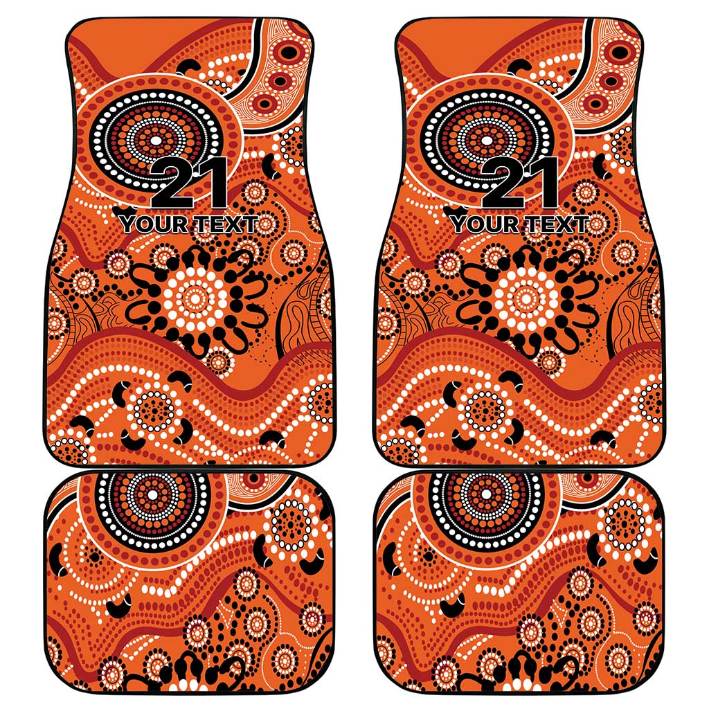 Scorchers Cricket Custom Car Mats Australian Aboriginal