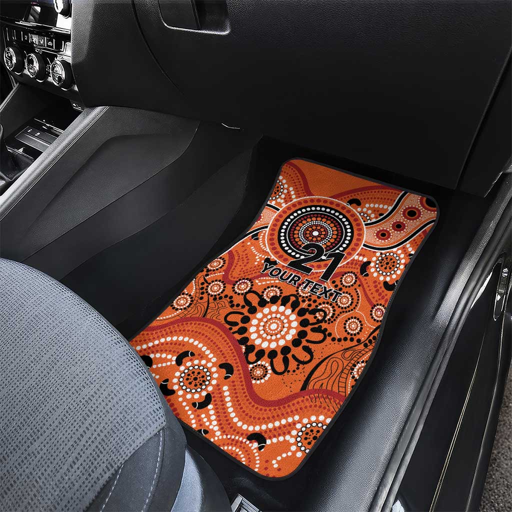 Scorchers Cricket Custom Car Mats Australian Aboriginal