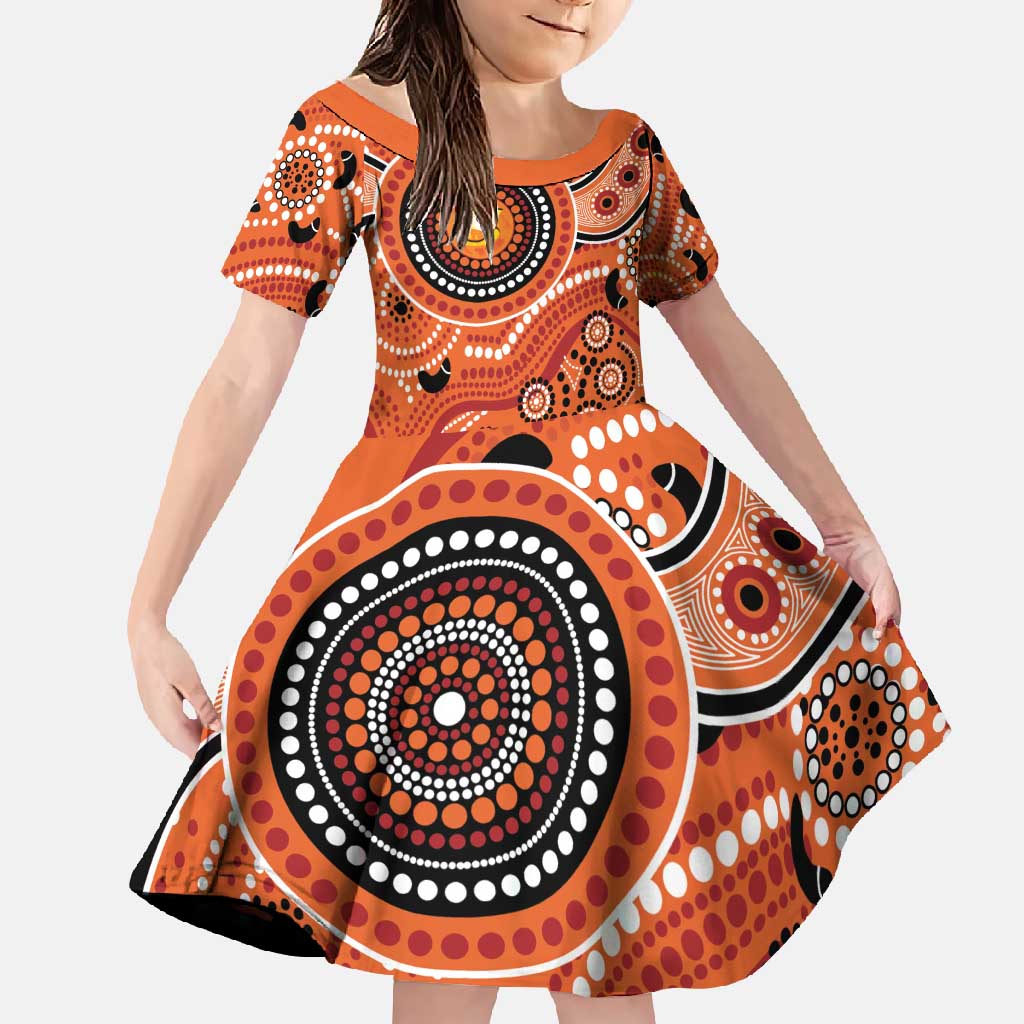 Scorchers Cricket Custom Family Matching Mermaid Dress and Hawaiian Shirt Australian Aboriginal