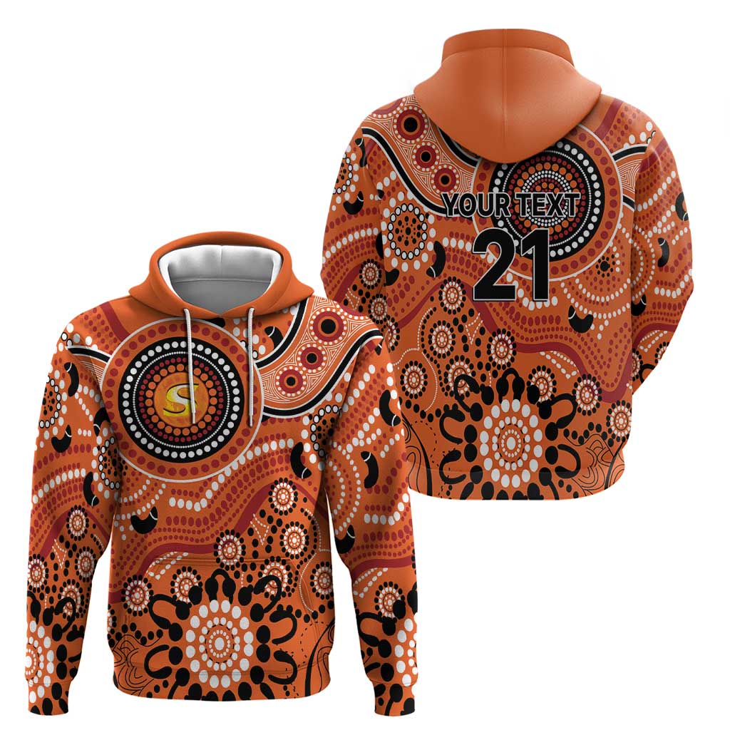 Scorchers Cricket Custom Hoodie Australian Aboriginal