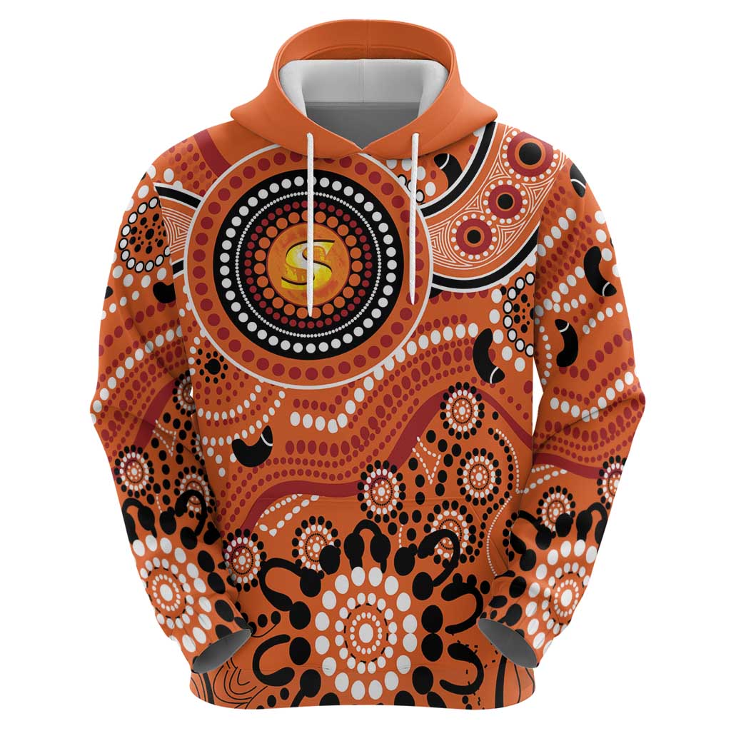 Scorchers Cricket Custom Hoodie Australian Aboriginal