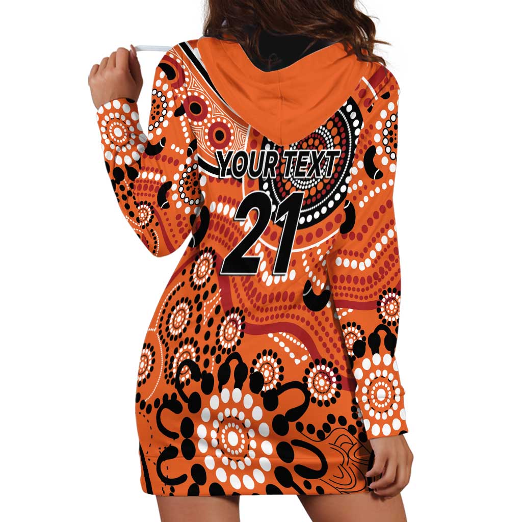 Scorchers Cricket Custom Hoodie Dress Australian Aboriginal