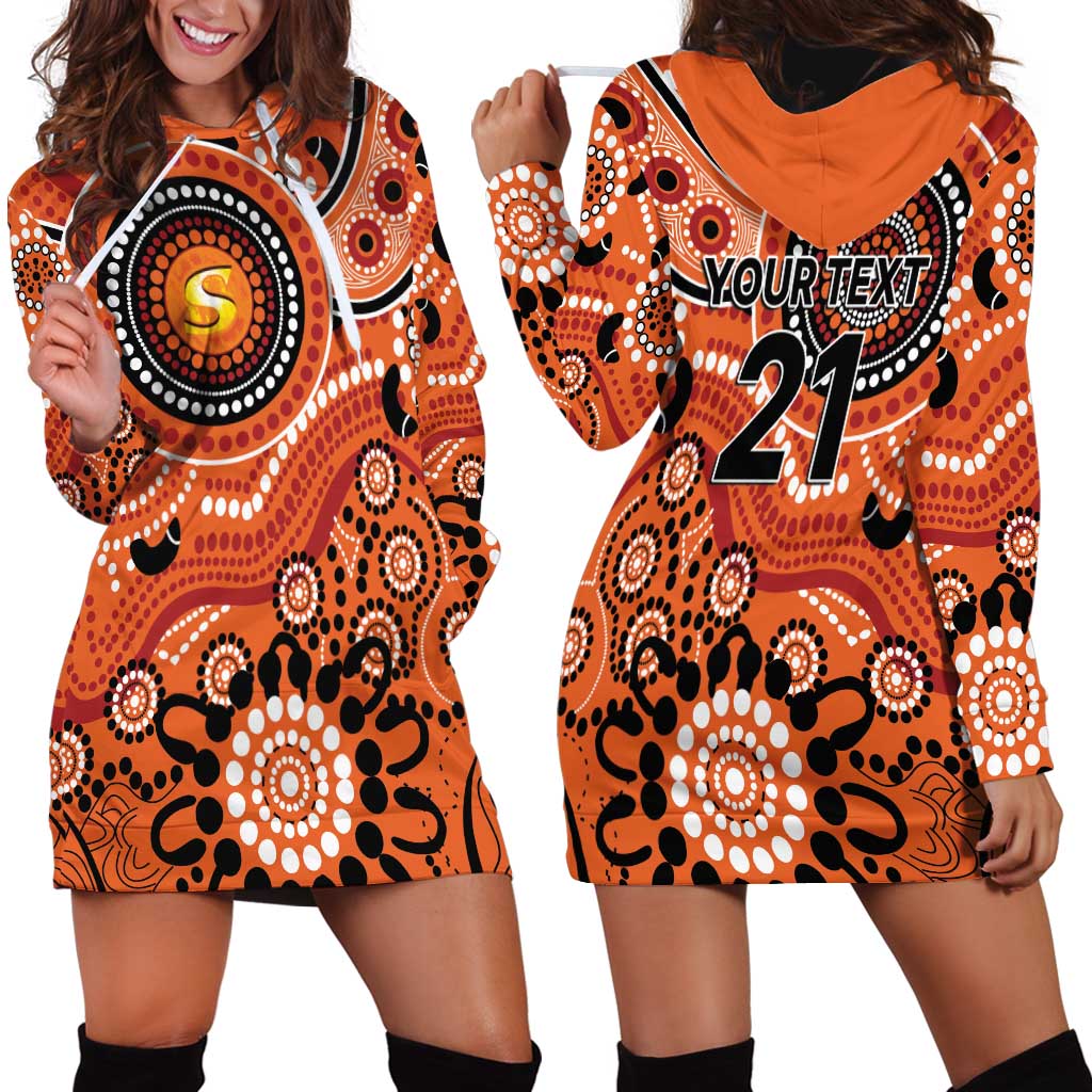 Scorchers Cricket Custom Hoodie Dress Australian Aboriginal