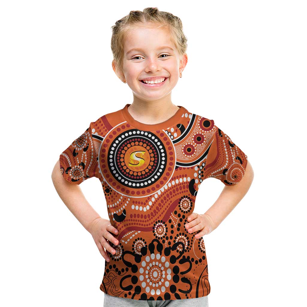 Scorchers Cricket Custom Kid T Shirt Australian Aboriginal