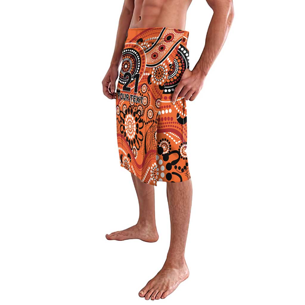 Scorchers Cricket Custom Lavalava Australian Aboriginal