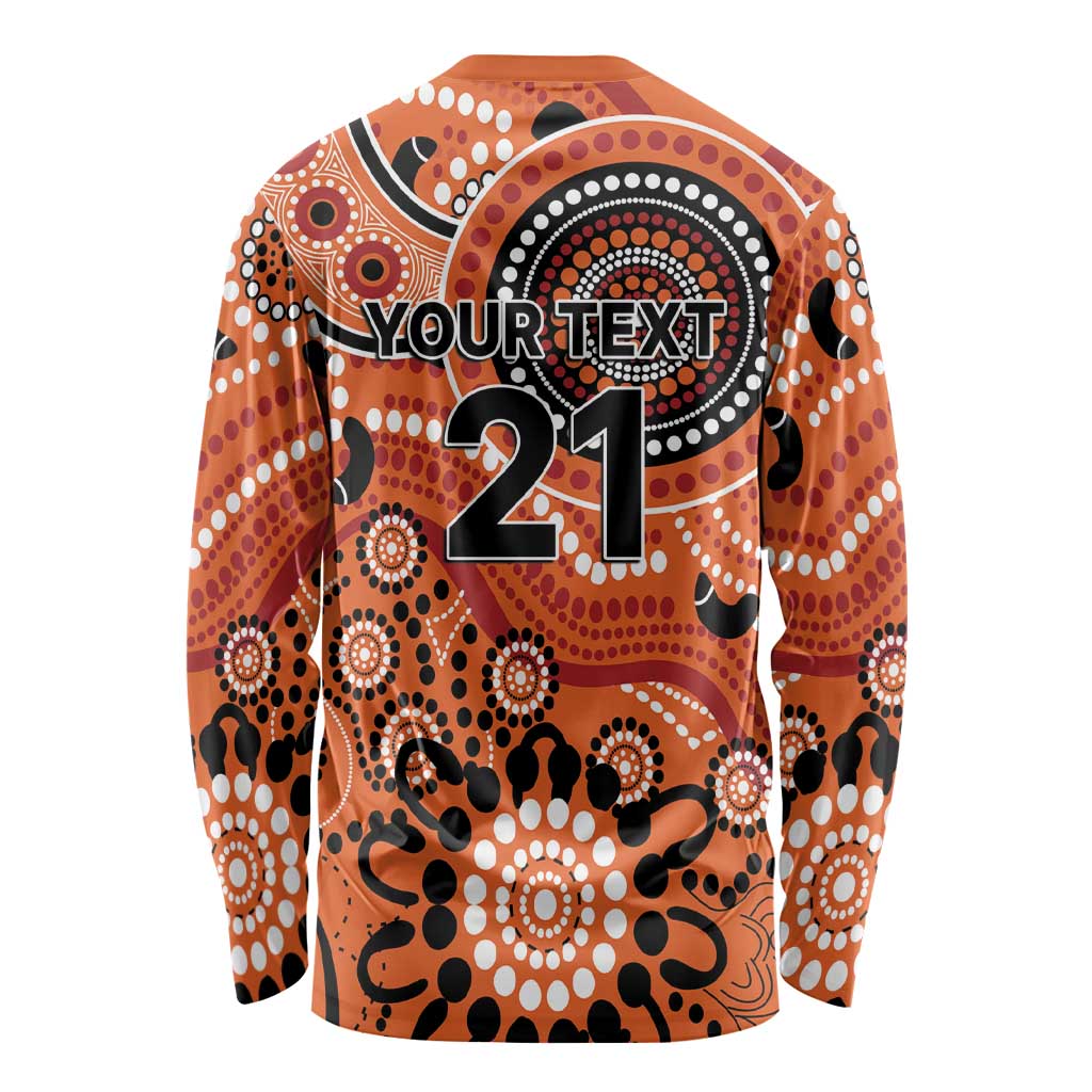 Scorchers Cricket Custom Long Sleeve Shirt Australian Aboriginal