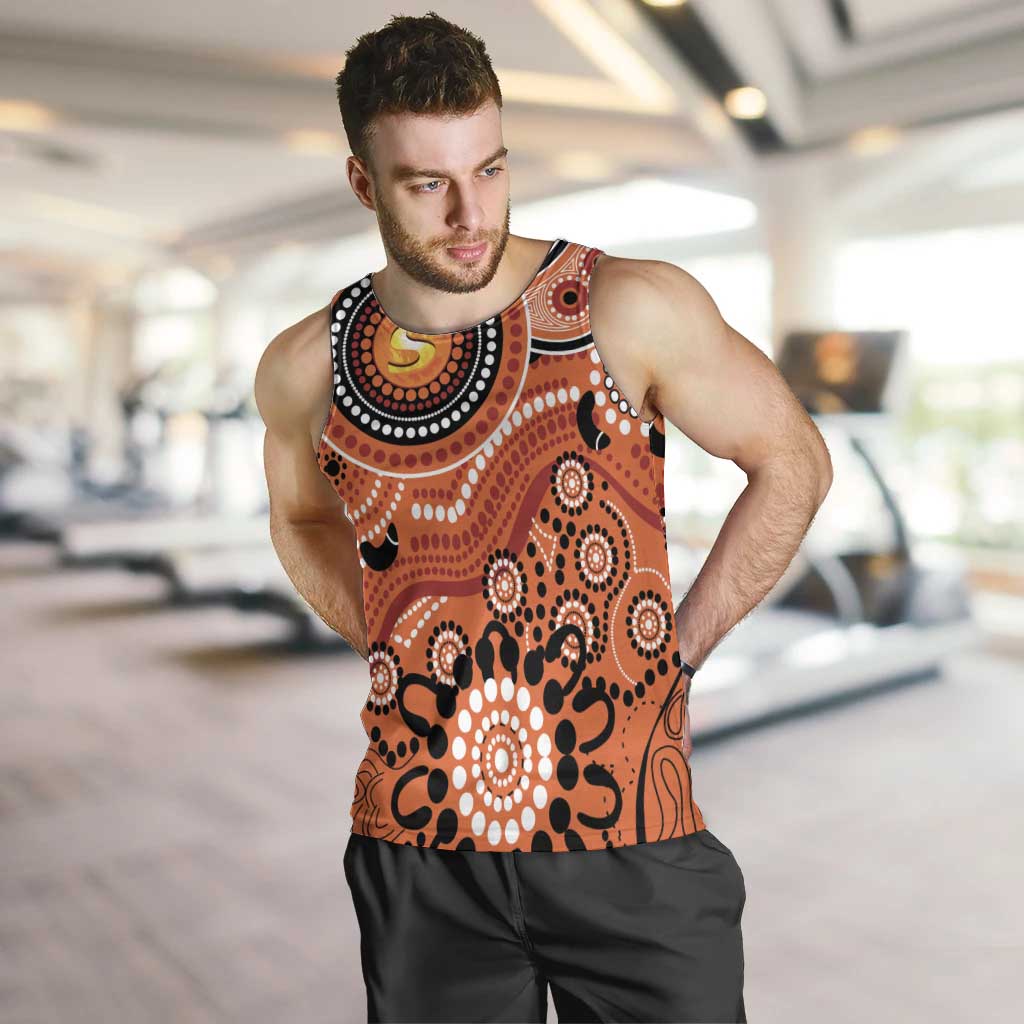 Scorchers Cricket Custom Men Tank Top Australian Aboriginal