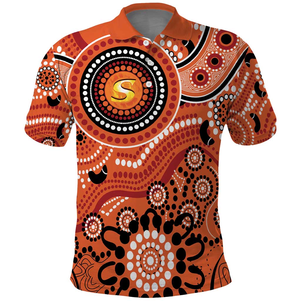 Scorchers Cricket Custom Polo Shirt Australian Aboriginal