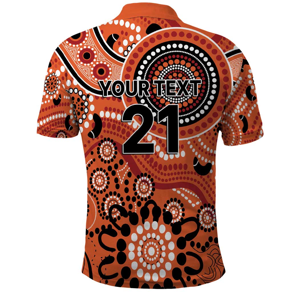 Scorchers Cricket Custom Polo Shirt Australian Aboriginal