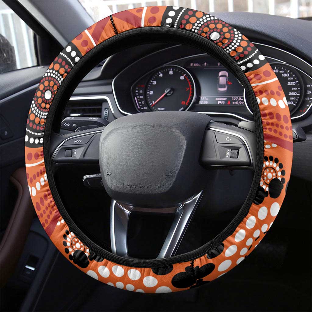 Scorchers Cricket Steering Wheel Cover Australian Aboriginal