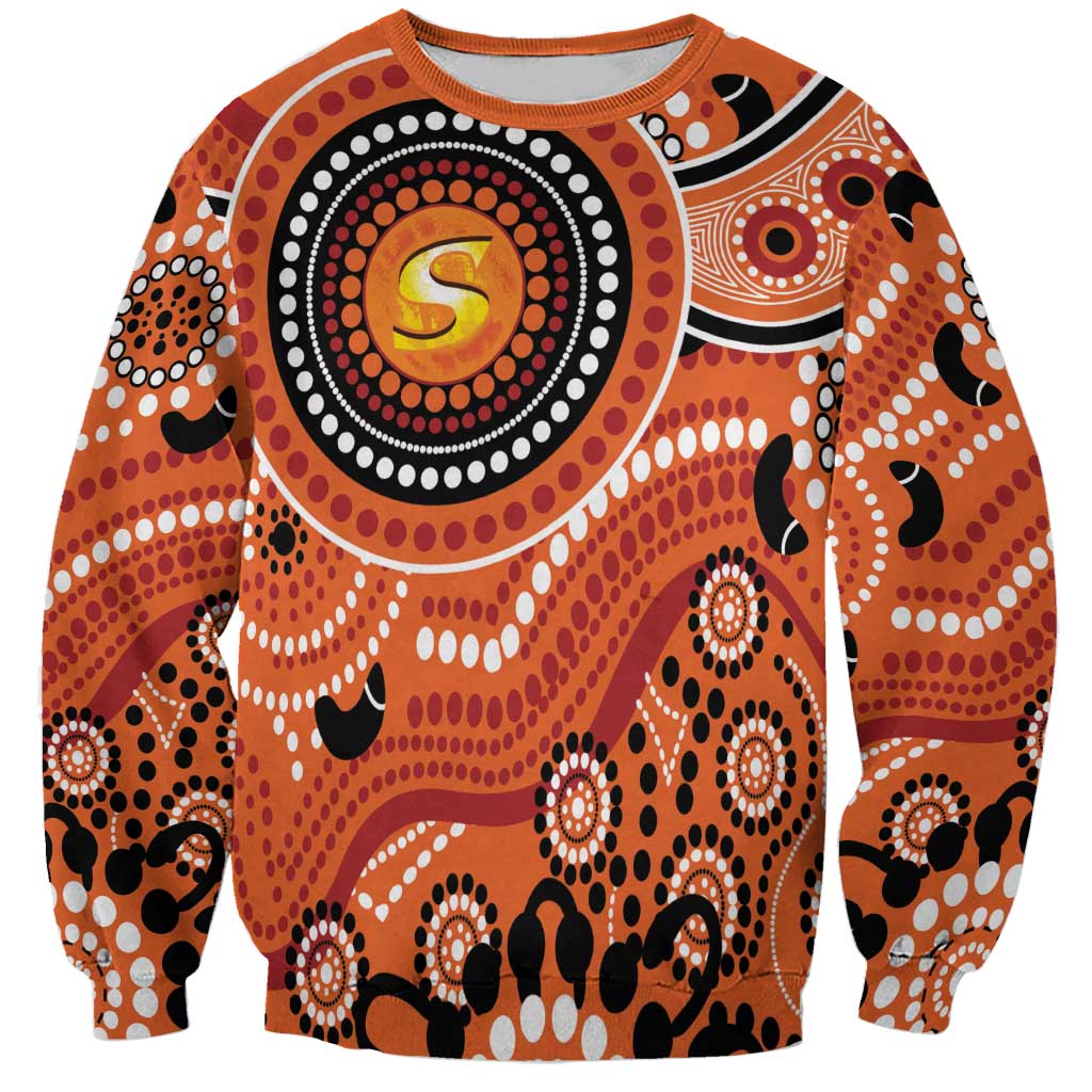 Scorchers Cricket Custom Sweatshirt Australian Aboriginal