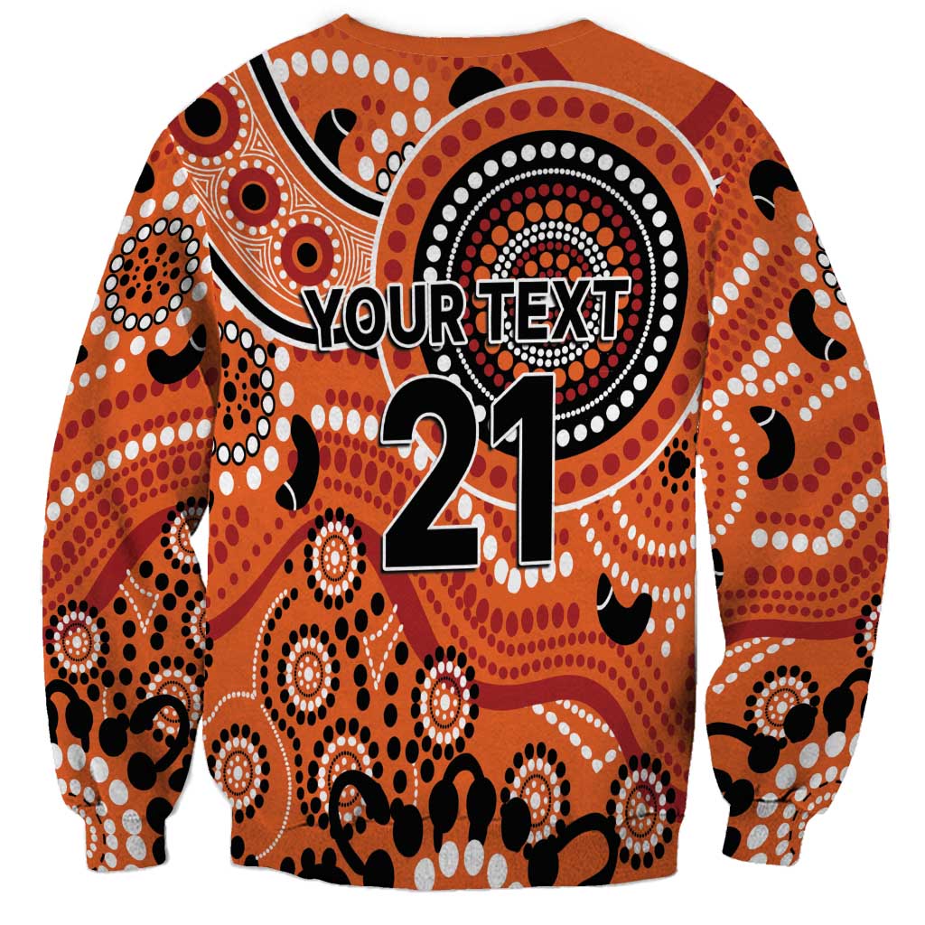 Scorchers Cricket Custom Sweatshirt Australian Aboriginal