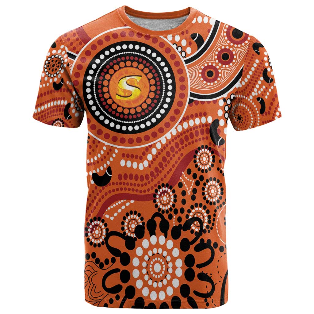 Scorchers Cricket Custom T Shirt Australian Aboriginal