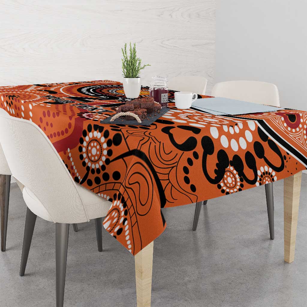 Scorchers Cricket Custom Tablecloth Australian Aboriginal