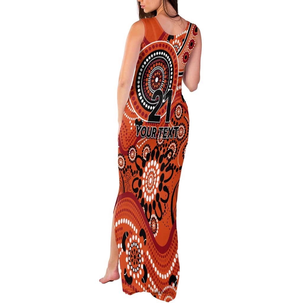 Scorchers Cricket Custom Tank Maxi Dress Australian Aboriginal